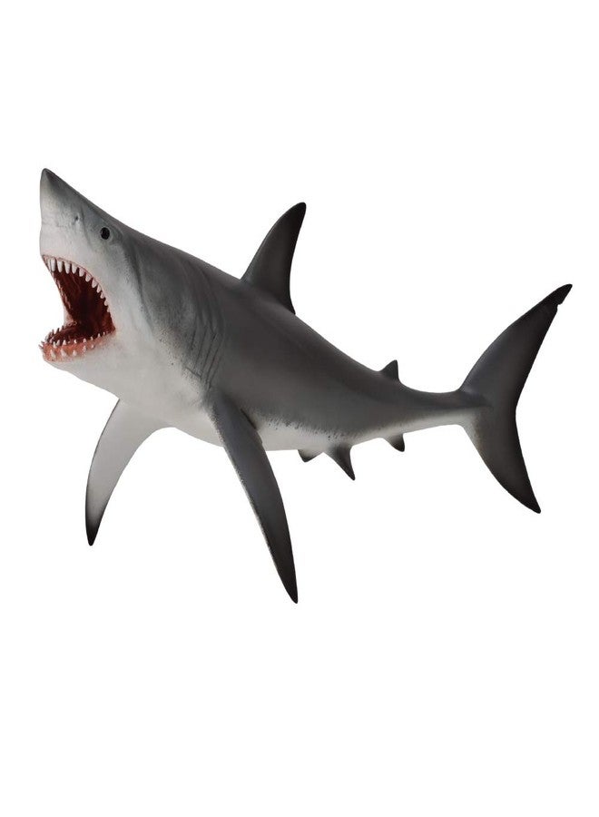 CollectA Sea Life Great White Shark, Open Jaw Toy Figure - Authentic Hand Painted Model